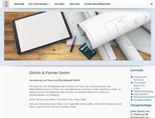 Tablet Screenshot of doerlichundpartner.de